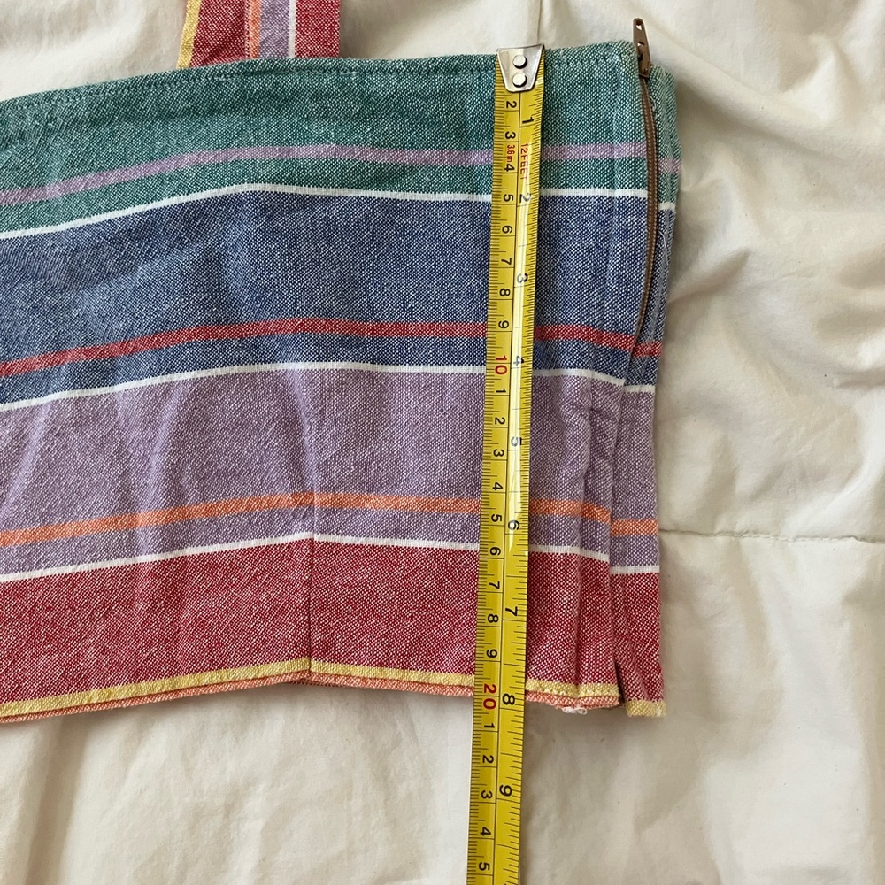 Franklin Jay Handmade Two Piece Rainbow Beach Set S/M Stripes - Picture 14 of 15